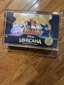 NEW Disney Lorcana TCG: The First Chapter Booster Box W/ Acrylic Case Sealed - Image 1