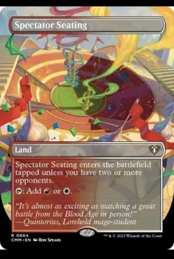 Spectator Seating (Borderless) Commander Masters Regular NM - Image 1
