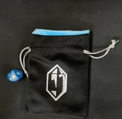 Final Fantasy Magic: The Gathering Velvet Dice Bag And D10 Dice Promotional - Image 2