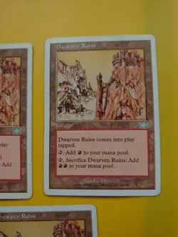 MTG Card. Dwarven Ruins x3 6th Edition as pics - Image 3