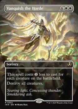 NM Borderless Vanquish the Horde, MTG, Innistrad Remastered, Magic, 302 - Image 1