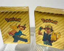 LOT of 2 Boxes of POKEMON GOLD FOIL CARD DECK Gold **NEW** **SEALED** **RARE** - Image 1