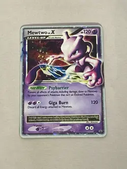 Pokemon Mewtwo LV.X Diamond and Pearl DP28 - Image 1