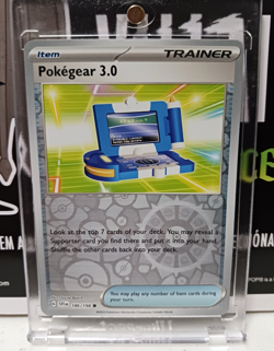 Pokemon Pokegear 3.0 186/198 SV01: Scarlet & Violet Base Set Reverse Holo NM - Image 1