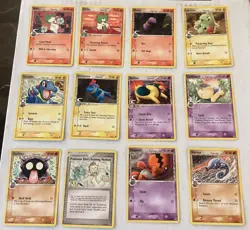 12 Card Lot - All Dragon Frontiers Pokemon Collection Set TCG Totodile, Ekans + - Image 1