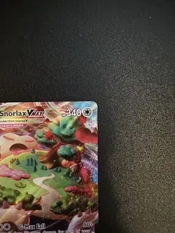 Pokemon TCG Snorlax VMAX Holo Ultra Rare Card Sword & Shield Base Set 142/202 - Image 4