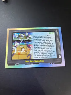 Pokemon TCG EP20 Bye, Bye Butterfree Blue Logo Topps Series 2 TCG - Image 3