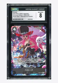 One Piece CGC 8 Perona SR Alternate Art 2025 EB03-045 EB03 Japanese - Image 1