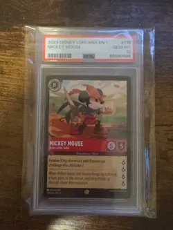2023 Disney Lorcana EN 1 First Chapter Mickey Mouse Brave Tailor PSA 10 GEM MINT - Image 2
