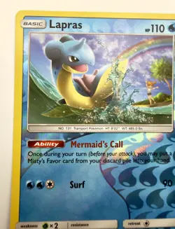 Lapras Reverse Holo SM - Unified Minds Water 36/236 LP-NM - Image 2