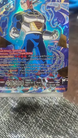 SSB Vegeta, Unbridled Power BT16-147 SCR winner Dragon Ball Super Card Game - Image 5