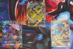 Pokemon GX VMAX Lot 3 Cards Zeraora VMAX Lycanroc GX Holo Ultra Rare Bundle ⚡🔥 - Image 1