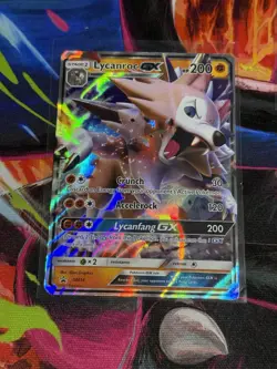 Pokemon GX VMAX Lot 3 Cards Zeraora VMAX Lycanroc GX Holo Ultra Rare Bundle ⚡🔥 - Image 2