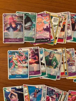 Bandai One Piece Cards TCG Lot EB-03, OP14, OP13, huge lot commons and rare 100+ - Image 2
