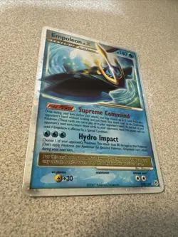 Pokemon Empoleon LV.X 120/130 Diamond & Pearl Ultra Rare Holo 2007 Card - Image 2