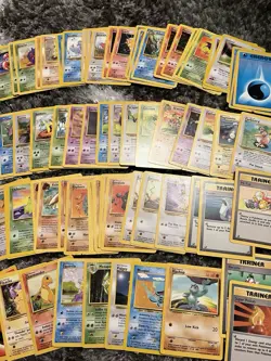 Lot of Pokemon Cards Vintage First Edition Fossil Cards Pikachu Squirtle 85 Pcs - Image 1