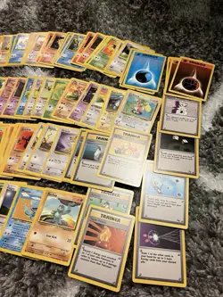 Lot of Pokemon Cards Vintage First Edition Fossil Cards Pikachu Squirtle 85 Pcs - Image 3