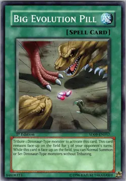 Yu-Gi-Oh TCG Big Evolution Pill SD09-EN017 1st Edition Regular Common Card NM - Image 1
