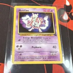 Pokemon TCG Mewtwo #3 WB Kids Presents the First Movie Card - Image 1