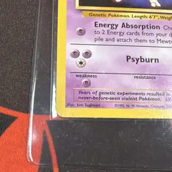 Pokemon TCG Mewtwo #3 WB Kids Presents the First Movie Card - Image 4