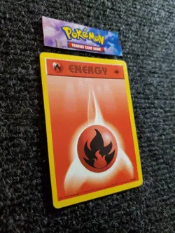 Pokemon - Fire Energy 98/102 - 1st Edition Shadowless Base Set NM - Image 3