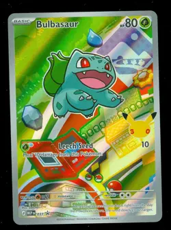 Pokemon BULBASAUR MEP 037 Ascended Heroes - 1st Partner FULL ART PROMO - Card C - Image 1