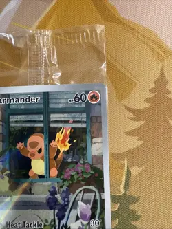 Pokemon Scarlet & Violet Charmander 044 Promo Cards Holo SEALED - Image 3