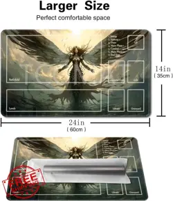 MTG TCG Playmat, Non-Slip Backing, Card Game Enthusiast Mat - Image 1