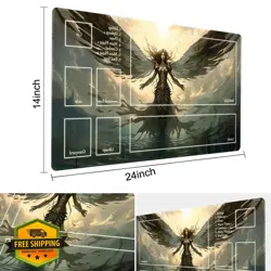 MTG TCG Playmat, Non-Slip Backing, Card Game Enthusiast Mat - Image 2
