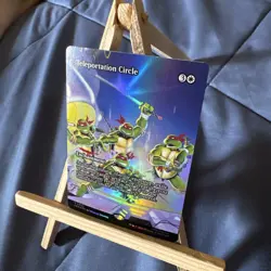 Teleportation Circle 0002 BORDERLESS FOIL Teenage Mutant Ninja Turtles NM Source - Image 3