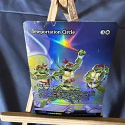 Teleportation Circle 0002 BORDERLESS FOIL Teenage Mutant Ninja Turtles NM Source - Image 4