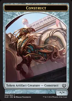 4x Construct Token (002/012) MTG Kaladesh NM Magic Regular - Image 1