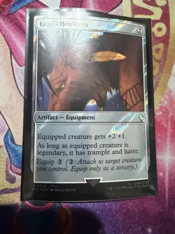 Hero's Heirloom (Surge Foil) - FOIL - U Commander: FINAL FANTASY 346 - MTG LP - Image 1