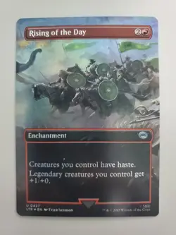 MTG Rising of the Day LotR: Tales of Middle-earth Foil Scene Uncommon - Image 1