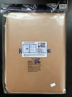 (Bin 8) Magic the Gathering Murders at Karlov Manner 18 Pocket Binder GOLD MTG - Image 2