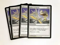 Sphere of Purity (4) Mirrodin NM MTG Magic the Gathering - Image 1