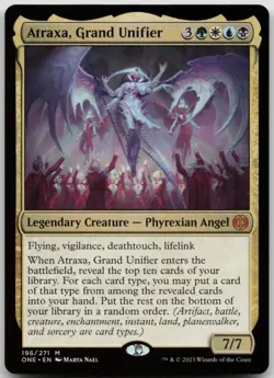 Atraxa, Grand Unifier Phyrexia: All Will Be One 196 NM M - Image 1