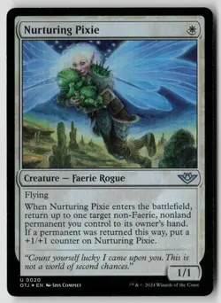 Nurturing Pixie 20 Outlaws of Thunder Junction Foil LP - Image 1