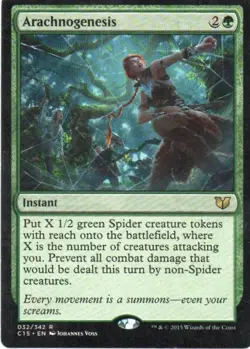 MTG: Commander 2015: Arachnogenesis: Lightly Played Condition - Image 1