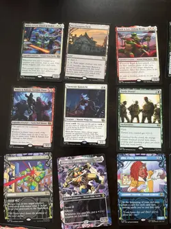 MTG TMNT Rare Lot x32 – Leonardo Cutting Edge Ravenous Robots NM - Image 2