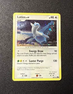 2008 Pokemon Pop Series 7 Latios 4/17 Holo Rare Lv. 47 LP-NM Condition See Pics - Image 1