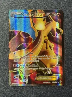 2014 Pokemon TCG XY Flashfire Charizard EX Full Art 100/106 Ultra Rare Holo NM - Image 1