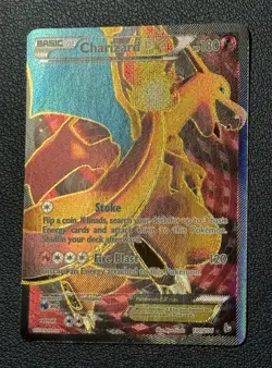 2014 Pokemon TCG XY Flashfire Charizard EX Full Art 100/106 Ultra Rare Holo NM - Image 2