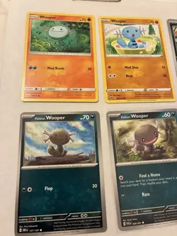 Lot Of 5 Wooper And Clodshire Pokemon Cards - Image 5