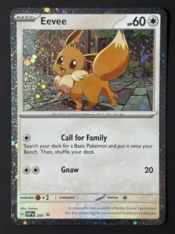 Fart Swirl 🌀 Eevee 200 Cosmos Holo Rare Pokemon TCG Promo NM ✨ - Image 2