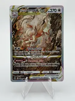 Pokemon Hisuian Zoroark VSTAR (Galarian Gallery) Ultra Rare Crown Zenith GG56/GG - Image 1