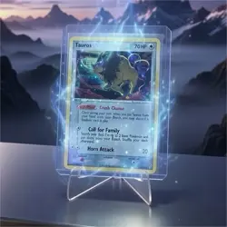 Pokemon TCG Tauros Holo Rare Card 12/100 EX Crystal Guardians 70HP 2006 - Image 1