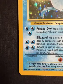 Pokemon TCG Articuno Fossil 2/62 Holo Rare 70 HP Unlimited 1999 Wizards - Image 4