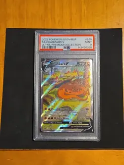 2022 Pokemon Charizard V SWSH260 Full Art Ultra Premium Collection - PSA 9 - Image 2