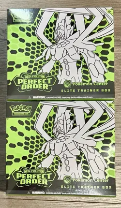 2 X Pokemon TCG Perfect Order Pokemon Center ETB ✅🚀 INHAND SHIPS SAME DAY - Image 1